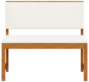Kerti pad párnákkal 100x50x91 cm Tömör akácfából
