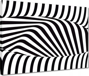 Vászonkép 40x30 Absztrakt fekete-fehér