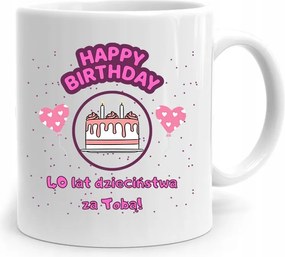 Születésnapra 40 40-es 40-es Bögre Tökéletes Ajándék fényképes nyomtatással