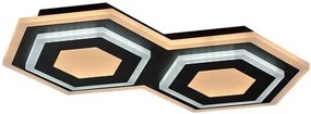 RÁBALUX 71114 BITSI Modern LED Mennyezeti Lámpa Fekete IP20