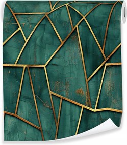 Előszoba Tapéta Geometrikus 3D Soho Minta Flizelin Fal Tekercs