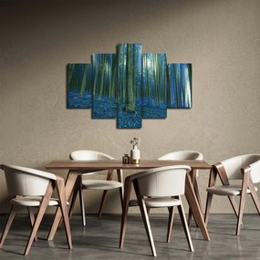 Kép - Kék erdő (150x105 cm)