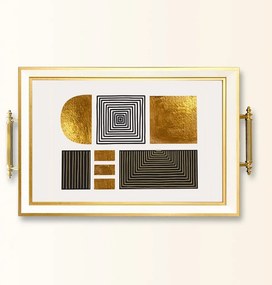 Üveg tálca, 38×24 cm – TPB9877