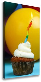 Feszített vászonkép Születésnapját cupcake ocv-85798820