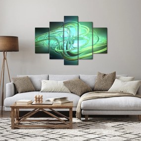 Zöld absztrakció kép (150x105 cm)