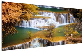 Vízesés a folyón kép (120x50 cm)