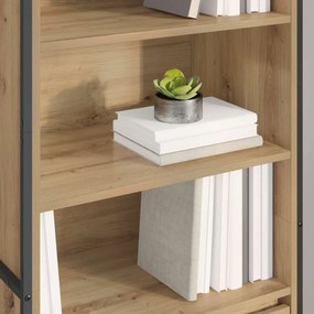 Magas szekrények 2 pcs Művészi tölgy 60 x 36 x 300 cm Faanyag