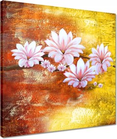 Vászonkép 40x40 Magnólia ág virágok