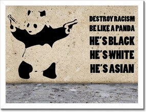 Poszterek keretben 40x30 Banksy Panda