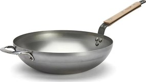 De Buyer 5717.32 - MINERAL B BOIS 32 cm wok serpenyő