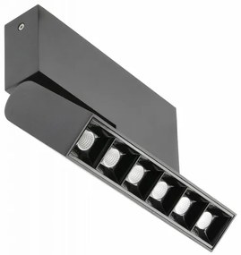 Lámpa Mennyezeti lámpatest SIERRA 18W 1620lm, AC220-240V, 50/60 Hz, PF>0,9, Ra≥80, IP20, IK08,4000K, 48°, fekete