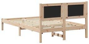 Ágykeret Kárpitozott Fejtámlával Tópszínű 120 x 200 cm