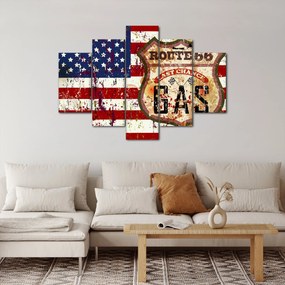 Kép - Vintage zászló (150x105 cm)
