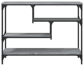szürke sonoma szerelt fa tálalóasztal 100x30x75 cm