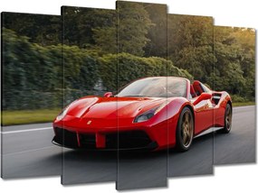 Vászonkép 70x50 Piros Ferrari út
