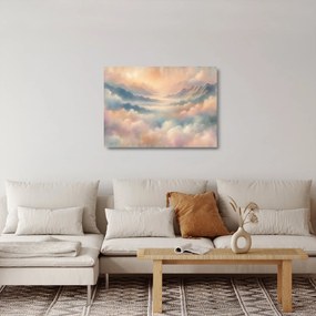 Üveg kép - Felhők (70x50 cm)