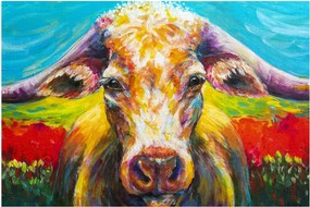 Kép - Festett tehén (90x60 cm)