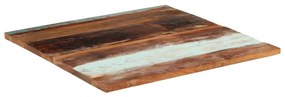 vidaXL négyszögű tömör újrahasznosított fa asztallap 80x80 cm 25-27 mm