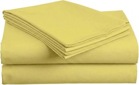 LUX sárga pamut lepedő 220x240 cm