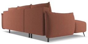 Rózsaszín sarokkanapé (bal oldali) Malie – Makamii