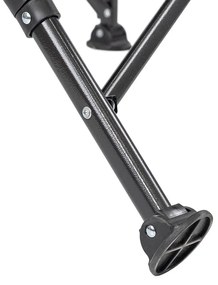 Leziter XL karfás horgász szék pohártartóval fekete