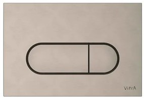 VitrA Root Round Flush Plate Brushed Nickel 740-2295