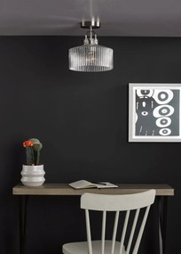 Dar Lighting modern mennyezeti lámpa lenka szatén nikkel darlen4846