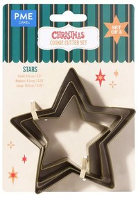 PME kiszúró szett, Csillag, fém, 3db