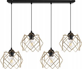 Mennyezeti Lámpa Lógó Csillár Arany Fekete Loft Díszléc Modern Glamour