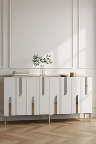 Nota 150 - Sapphire Oak, White, Silver