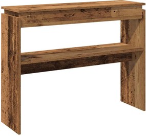 vidaXL szürke sonoma szerelt fa tálalóasztal 102x30x80 cm