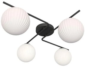 Mennyezeti lámpa VESPA 4xE14/10W/230V fekete/fehér