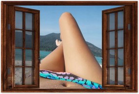 Poszterek 120x80 Strandolás bikiniben