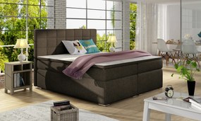 Franciaágy Boxspring 160 cm Abbie (barna) (matracokkal). 1027417