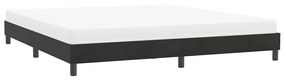 vidaXL ágykeret matrac nélkül Fekete 180x210 cm Bársony