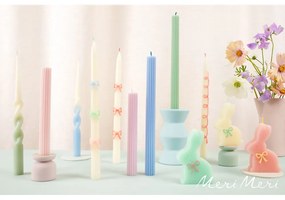 Gyertya készlet 3 db-os égési idő 2 ó húsvéti mintával Bunny – Meri Meri