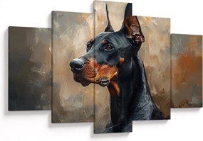 Kép - Dobrman portréja (150x105 cm)