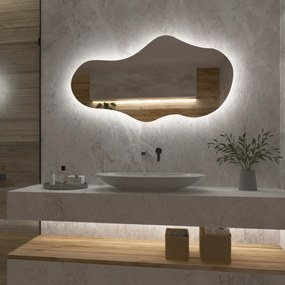 Atipikus tükör LED világítással G2