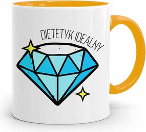 Dietetikusoknak Sárga Ajándék Bögre fényképes nyomtatással