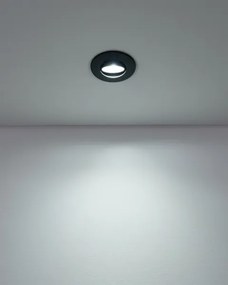 Eglo 300188 - 3 darabos GEDREZ LED beépíthető mennyezeti lámpa, 4,9 W, 230 V, átmérő 9 cm, fekete
