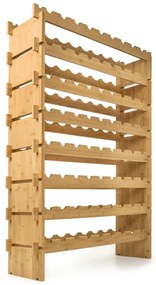 G21 Bambusz borosállvány, 72 palack