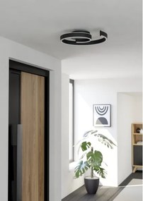 Eglo 901888 -LED RGBW dimmelhető mennyezeti lámpatest ANDABAIA-Z LED/37W/230V fekete