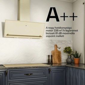 Klarstein Viktoria ferde páraelszívó 90 cm légáram 336 m³/h