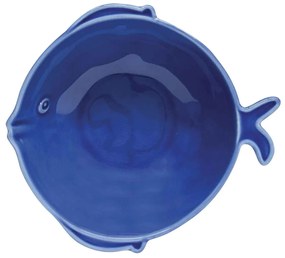 Hal alakú kínáló tál kék