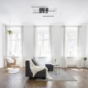 Leuchten Direkt 14141-18 - LED Szabályozható lámpa IVEN 2xLED/13,5W/230V + távirányító