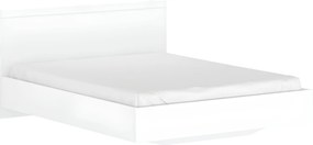 Franciaágy, 160x200, fehér, LINDY