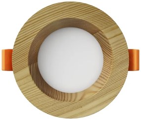 APLED - LED Lámpa RONDO WOODLINE LED/3W/230V 4000K átm. 9 cm fenyő tömör fa