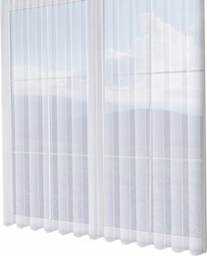 Klasszikus függöny,fehér, súlyzós, 300cm, méteráru+SZALAG Ajándék