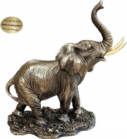 Művészi Elefánt Figura Szerencsére Veronese Elegáns Nappali Dekoráció