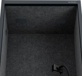 Sally 600mm korpus Antracytowy - siedzisko Ciemnoszary